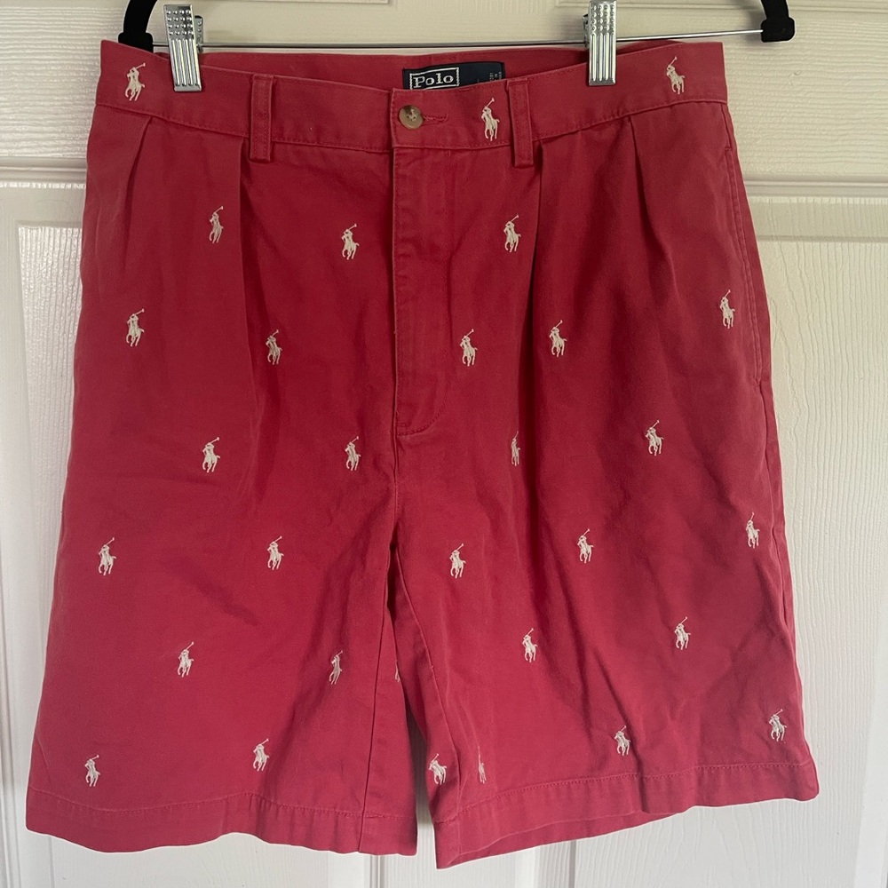 Polo Red Men’s Derby Shorts Size 32